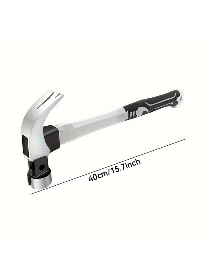 OUDISI ZOEL 10oz Round Head Curved Tail Claw Hammer Heavy Duty High Carbon Steel - Image 4