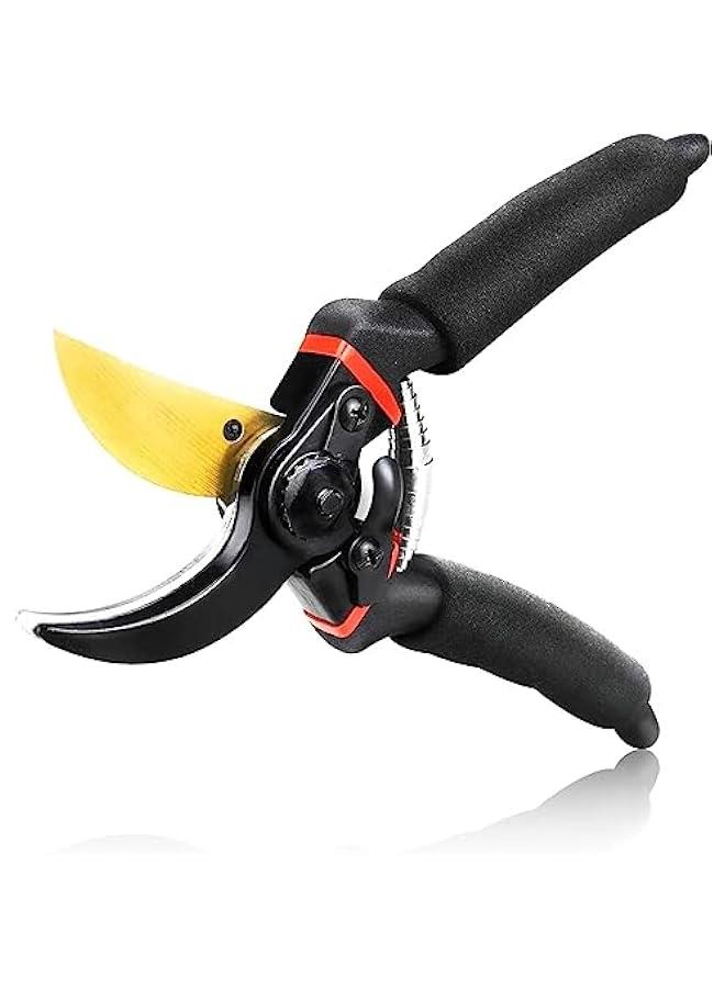 MOXO 8 Professional  Bypass Pruning ShearsPremium Titanium Garden Shears Tree Trimmers SecateursHand Pruner Garden ShearsClippers For The Garden Bonsai Cutters Loppers - Image 1