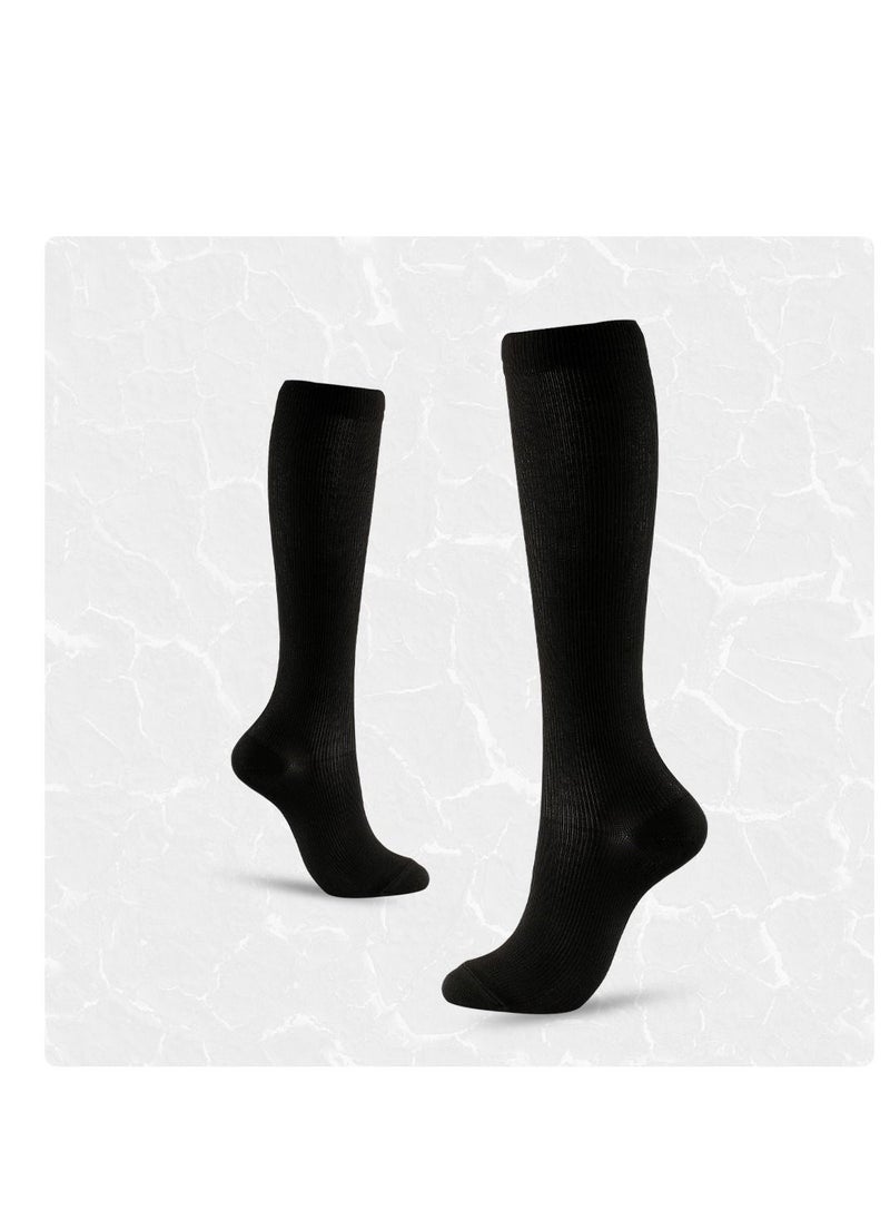 SYOSI Compression Socks, 4 Pairs for Women and Men, Athletic, Travel, Running, Fitness, Flight Socks, Reduce Calf Pain Faster Recovery(Multicolors)  - Image 4