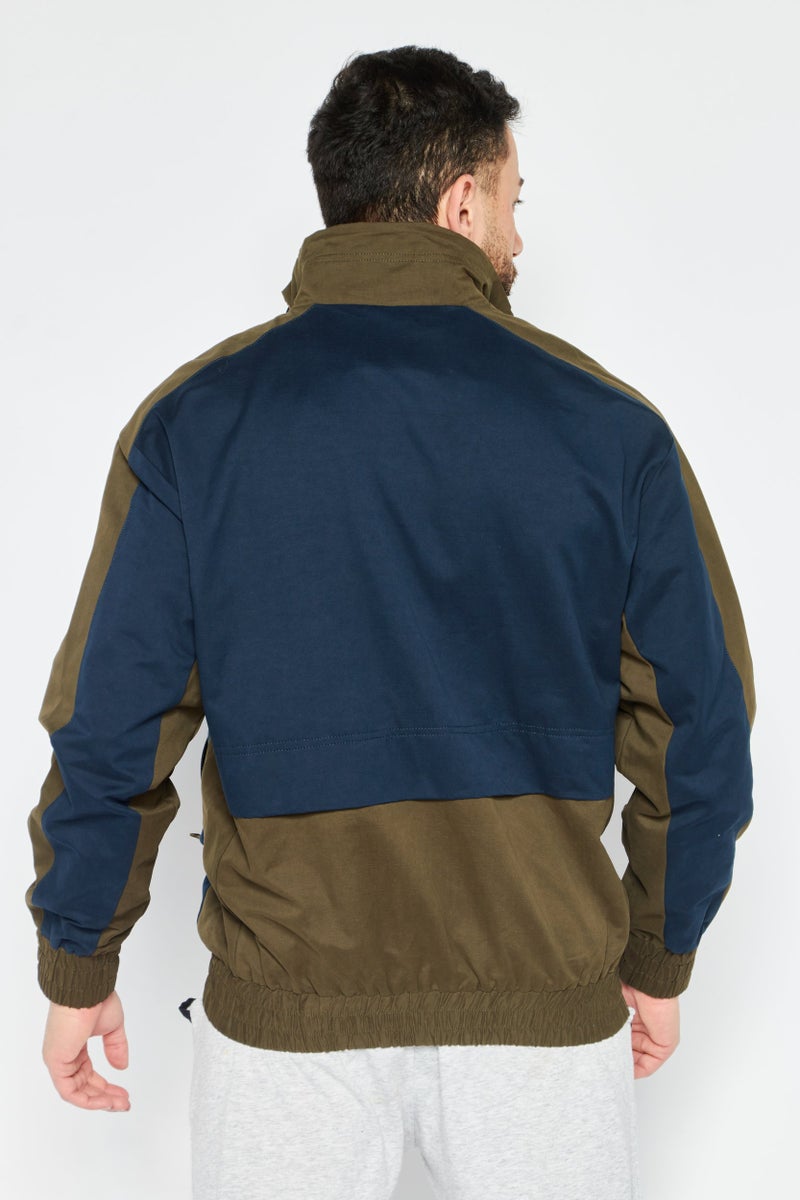 Lyle & Scott جاكيت رياضي خارجي للرجال، أزرق داكن - Image 4