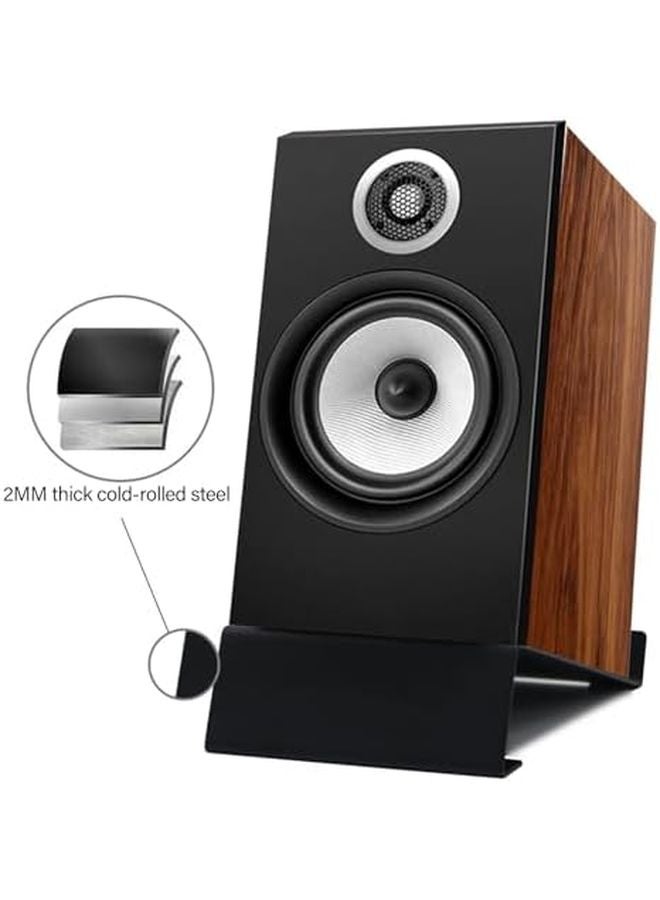 وسادات مكبرات صوت كبيرة مريحة من الناحية الهندسية، قواعد أقدام سيليكون مضادة للانزلاق لمكبرات الصوت المكتبية - Image 4