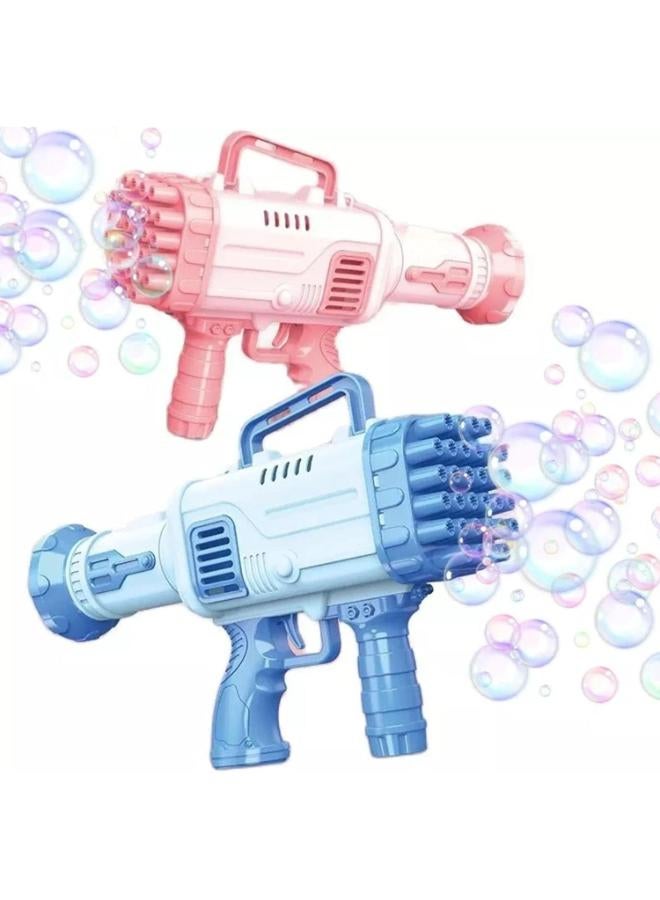 مسدس فقاعات للأطفال بـ 32 فتحة - منفاخ فقاعات صابون أوتوماتيكي على شكل صاروخ - Image 3