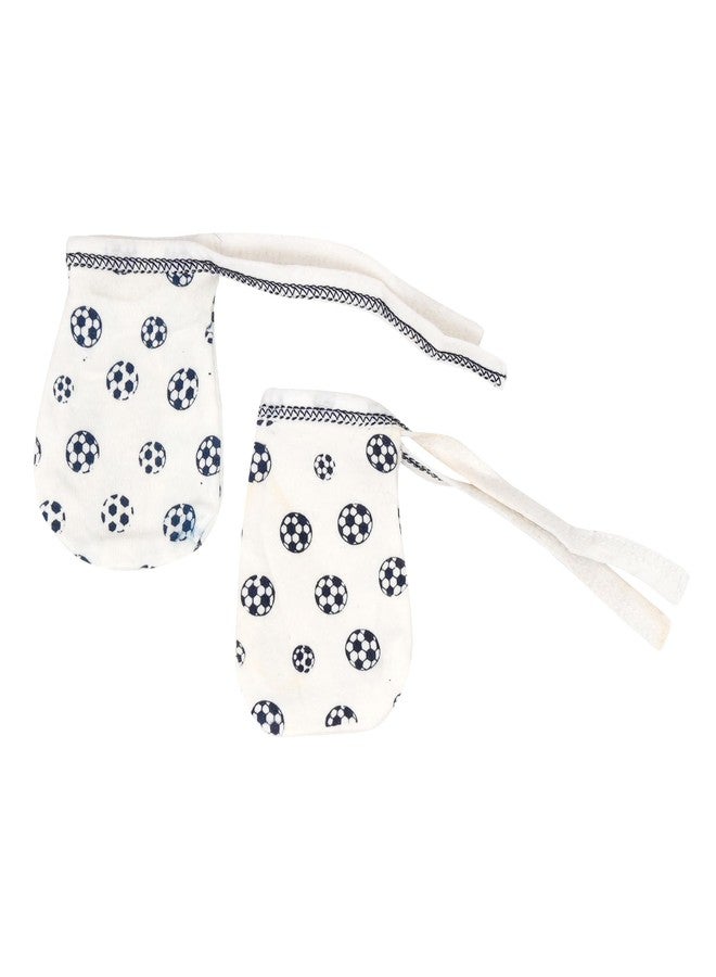 Tiny Treasures Cotton Baby Mittens for 0-6 Months - Breathable, Soft Cotton Hand Coverings with Gentle Elastic Thread, Multicolor Infant Gloves & Hand Warmers | Pack of 6 Pair - Image 2