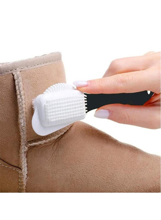 YJ 4 ways leather brush cleaner with rubber eraser ,suede shoe leather shoes boot cleaning brush kit - Image 4