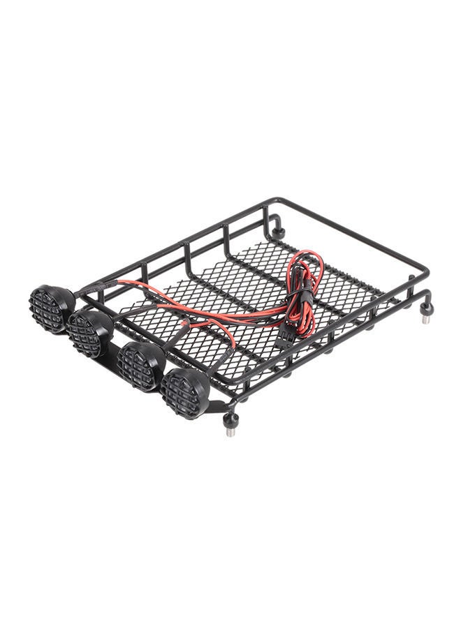 NIBEMINENT Roof Rack Luggage Carrier And Light Bar For RC Car Crawler - Image 1