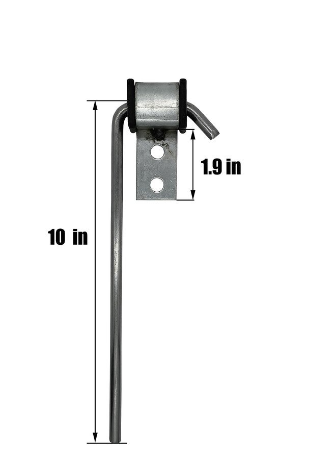 HAOXAOON 4 Pcs Heavy Duty Exhaust Hanger Rod -Universal Use Exhaust Bracket Hanger - 3/8" Rod 10" Long - Image 2