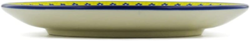 Polish Pottery Gallery Authentic Polish Pottery Lunch Plate in Sunshine Design Handmade in Bolesawiec Poland by Ceramika Artystyczna  Certificate of Authenticity - Image 4