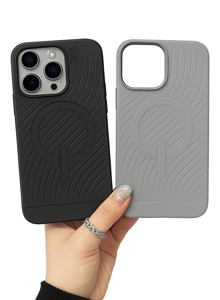 Yezler iPhone 16 MagSafe Compatible Shockproof Case with Military Grade Protection and Premium Silicone Lining Anti Scratch Cover Featuring Ultra Slim Design Built in SIM Tool Wireless Charging Support in Sleek Black - Image 3