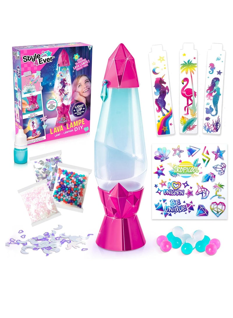 كانال تويز OFG 180 Style 4 Ever DIY Lava Theme | مجموعة مصابيح | المادة: بلاستيك | متعة إبداعية | تأثيرات رائعة | الفئة العمرية: 6+ سنوات - Image 1