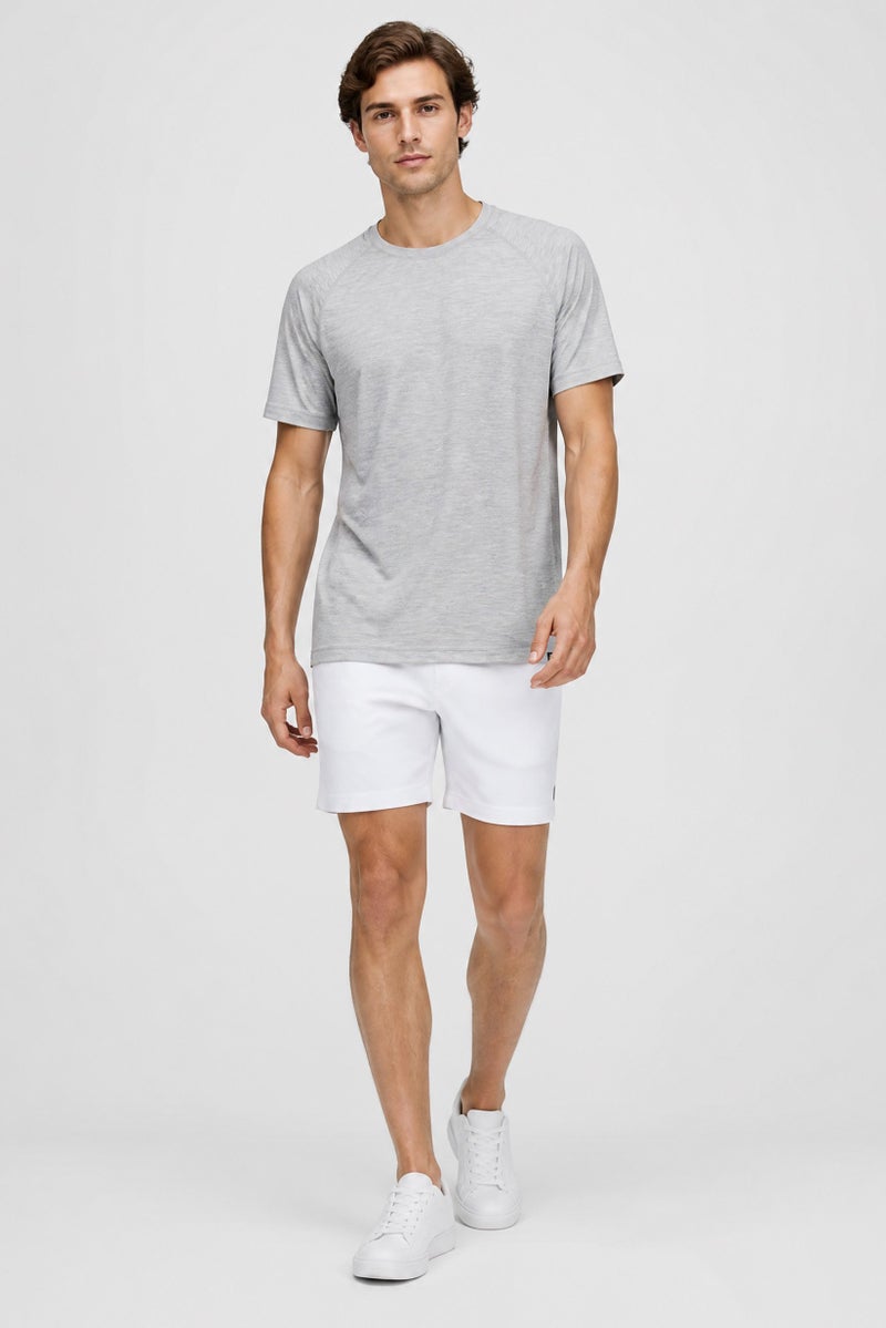 Gaiam Men Slim Fit Short Sleeve Training T-shirt, Grey - Image 2