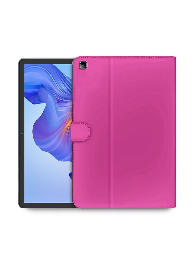 OMAKER High Quality Leather Smart Flip Case Cover With Magnetic Stand For Honor Pad X8 10.1 Inch 2022 / Pad X8 Lite 9.7 Inch 2022 Pink - Image 1