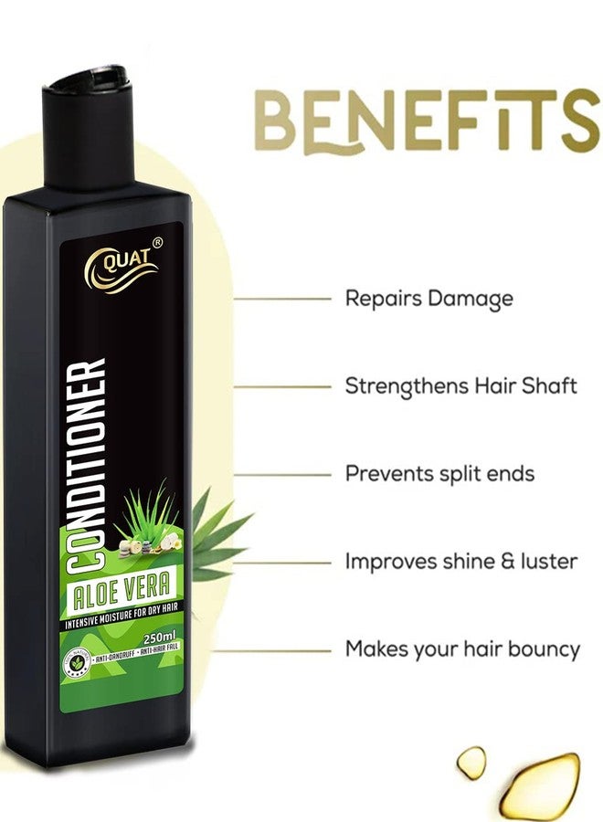 QUAT Aloe vera Conditioner, Nourishes, Repair & Shine, For Long and Lifeless Hair, Dream Lengths (250ml) - Image 2