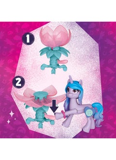 my little Pony My Little Pony: Make Your Mark Toy Unicorn Tea Party Izzy Moonbow - Hoof to Heart Pony, 20 Accessories and Story Scene for Kids Age 3 and Up  - Image 2