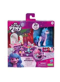 my little Pony My Little Pony: Make Your Mark Toy Unicorn Tea Party Izzy Moonbow - Hoof to Heart Pony, 20 Accessories and Story Scene for Kids Age 3 and Up  - Image 3