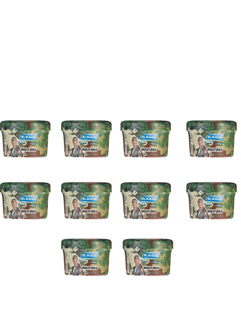 Elsada جل تصفيف الشعر طويل الأمد EL SADA 250 مل - عسكري - عبوة من 10 - Image 1