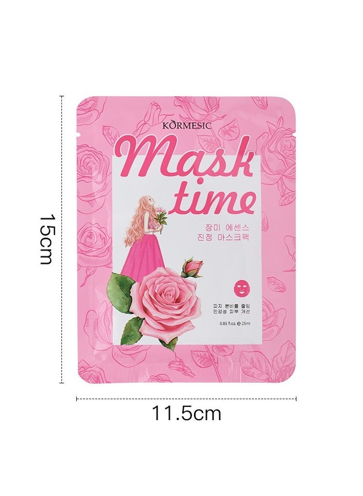 Kormesic Rose Essence Mask - 25ml x 5 Sheets  - Image 1