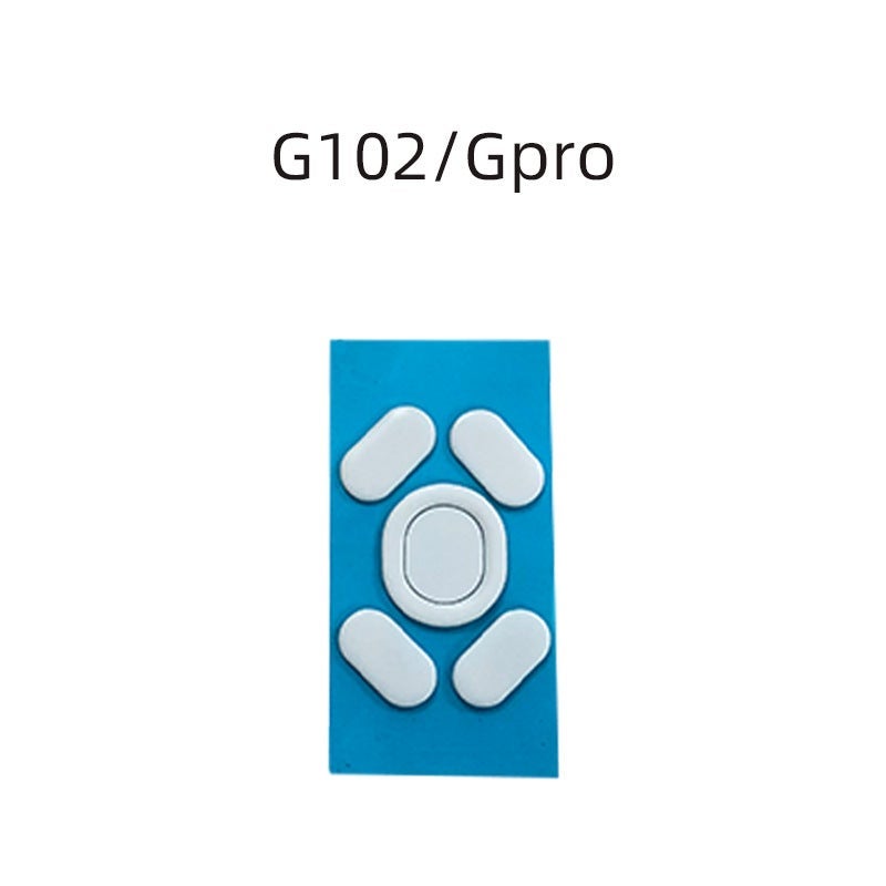 Teflon Mouse Feet Pads Slip-Resistant G102/GPRO arc edge White set