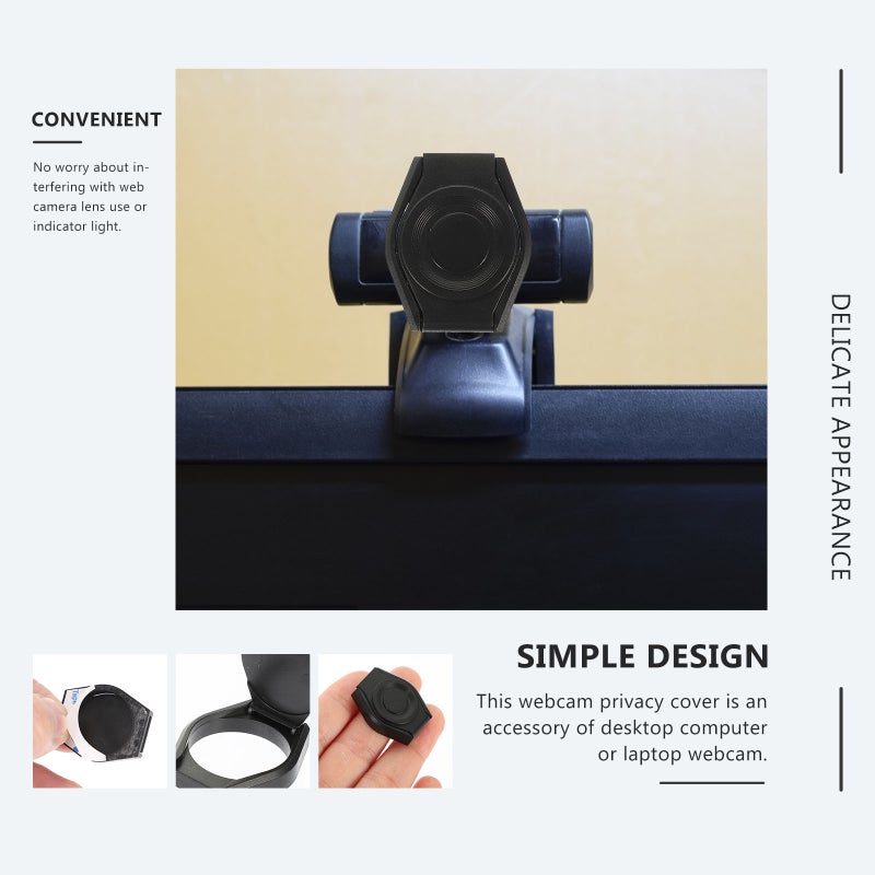 Webcam Privacy Shutter, Easy Slide Cover for Computer Camera Protection - Image 3