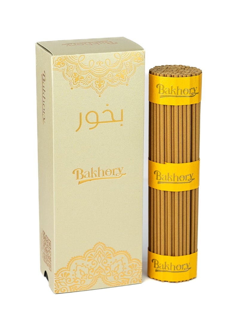 بخورى - أعواد بخور العود، سمك 3 مم، 146 عودًا للديكور المنزلي والمكتب والتأمل واليوغا - Image 1