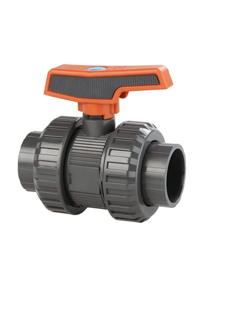 PVC Cepex PVC Heavy Duty Water Supply Pipe Fittings for Swimming Pool, Agriculture, Irrigation & Commercial Plumbing Use (1.1/4 Inch, Union Ball Valve) - Image 2