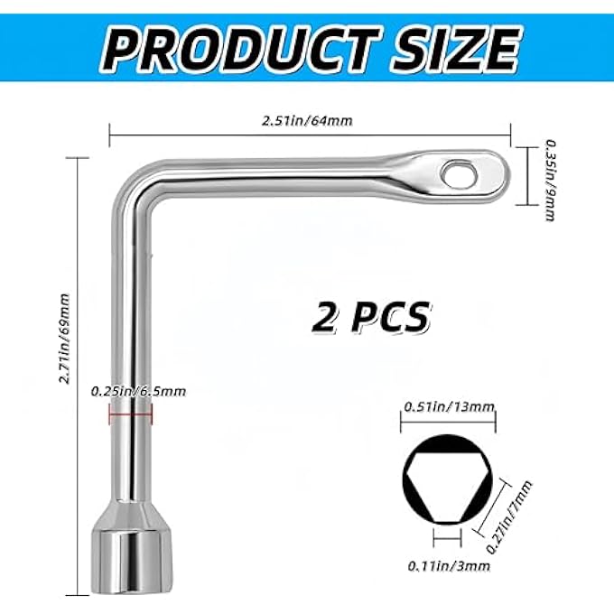 2 PCS TRIANGLE KEY, L-TYPE TRIANGLE METAL BIN KEY, MULTI-PURPOSE FOR ELEVATOR DOOR, FIREPLACE, UTILITY ACCESS, TRAIN, CHIMNEY, METER BOX, CONTROL CABINET, FAUCET - Image 3