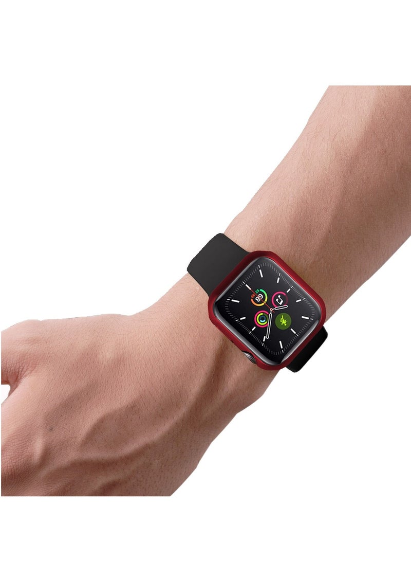 GULFLINK Silicone Watch Band 200mm Length With Protective Case Cover For Apple Watch 7 41mm - Image 1