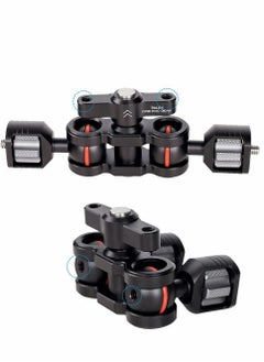 Articulating Magic Arm SLR Lightweight Gimbal Stabilizer Dual Ball Head 360 Degree Rotation For Camera Site Monitor, LED Light, Voice Recorder, Camera DSLR Monitor Video Cage