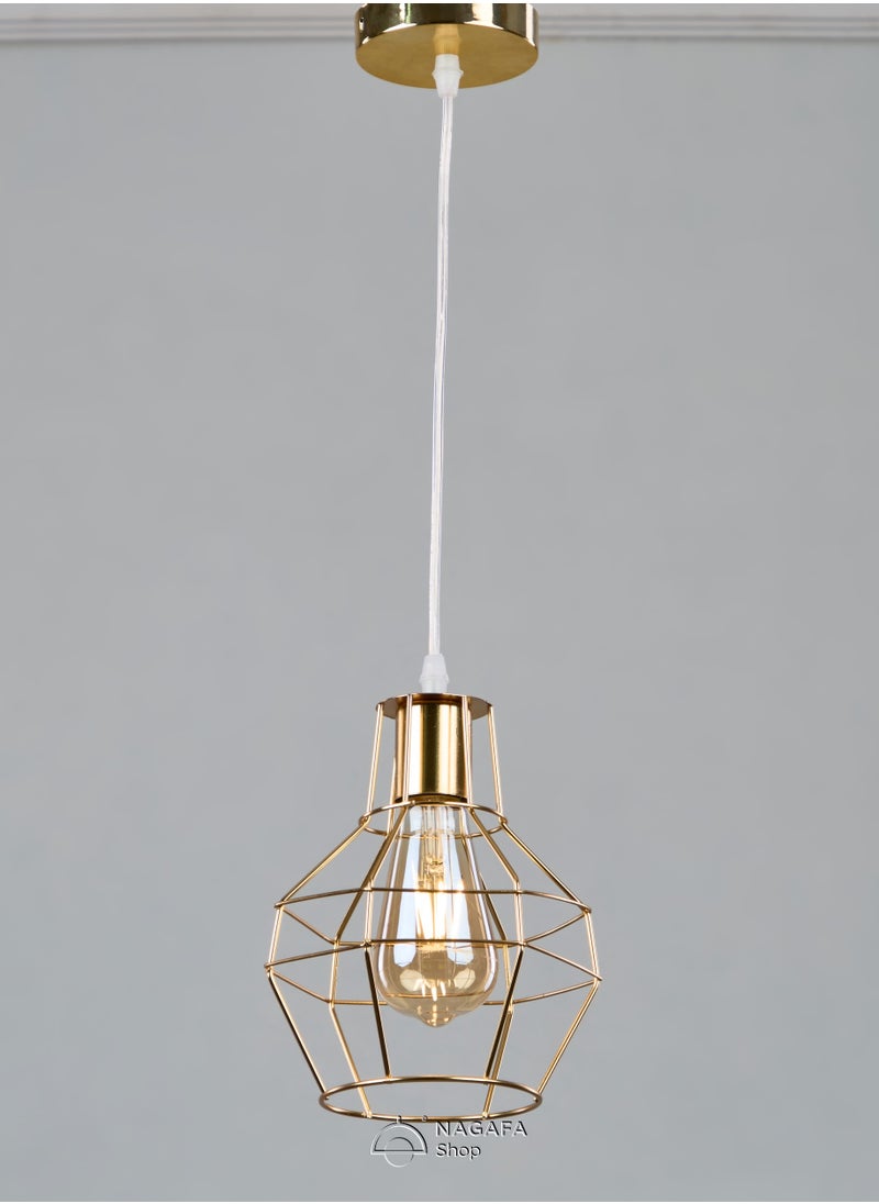 NAGAFA SHOP Gold pendant with 1 bulb RCG1005  - Image 1