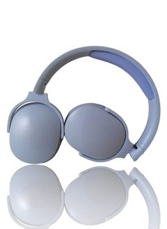 سماعات Tune JB530BT اللاسلكية فوق الأذن، صوت جهير نقي، مع شحن سريع، مكالمات بدون استخدام اليدين، اتصال متعدد النقاط، قابلة للطي - أزرق مضئ