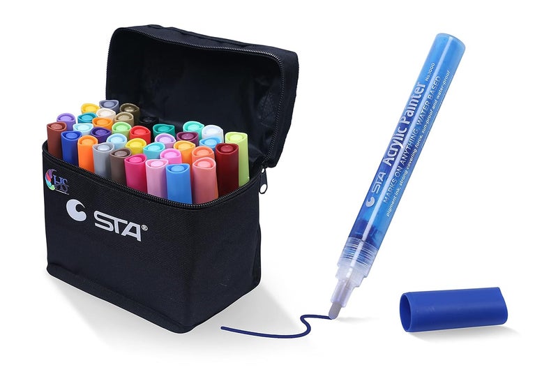 STA DIY Acrylick Markers Set 36