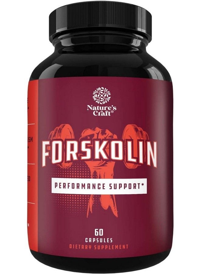 Natures Craft - 100% Forskolin Supplement For Size Reduction Pure Forskolin Extract Supplement With Potent Coleus Forskohlii 500 Mg For Enhanced Energy For Adults Plantbased Energy Supplements For Women And Men - Image 1