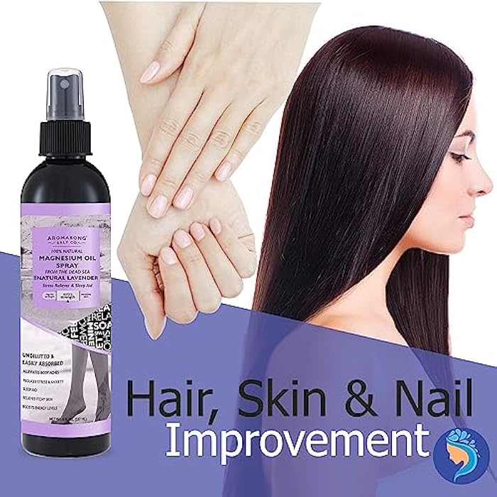 Aromasong Extra Strength Ultra Pure Magnesium Spray with 100% Natural Lavender 8 OZ - Image 3