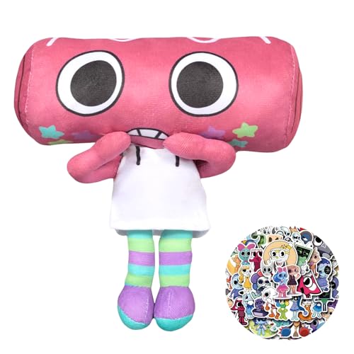 Lemoneon 9 Cosmo Plush Stuffed Figure Pillow for Video Game Fans Room Decor with a Sticker Set - Image 1