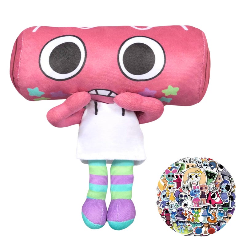 Lemoneon 9 Cosmo Plush Stuffed Figure Pillow for Video Game Fans Room Decor with a Sticker Set - Image 2
