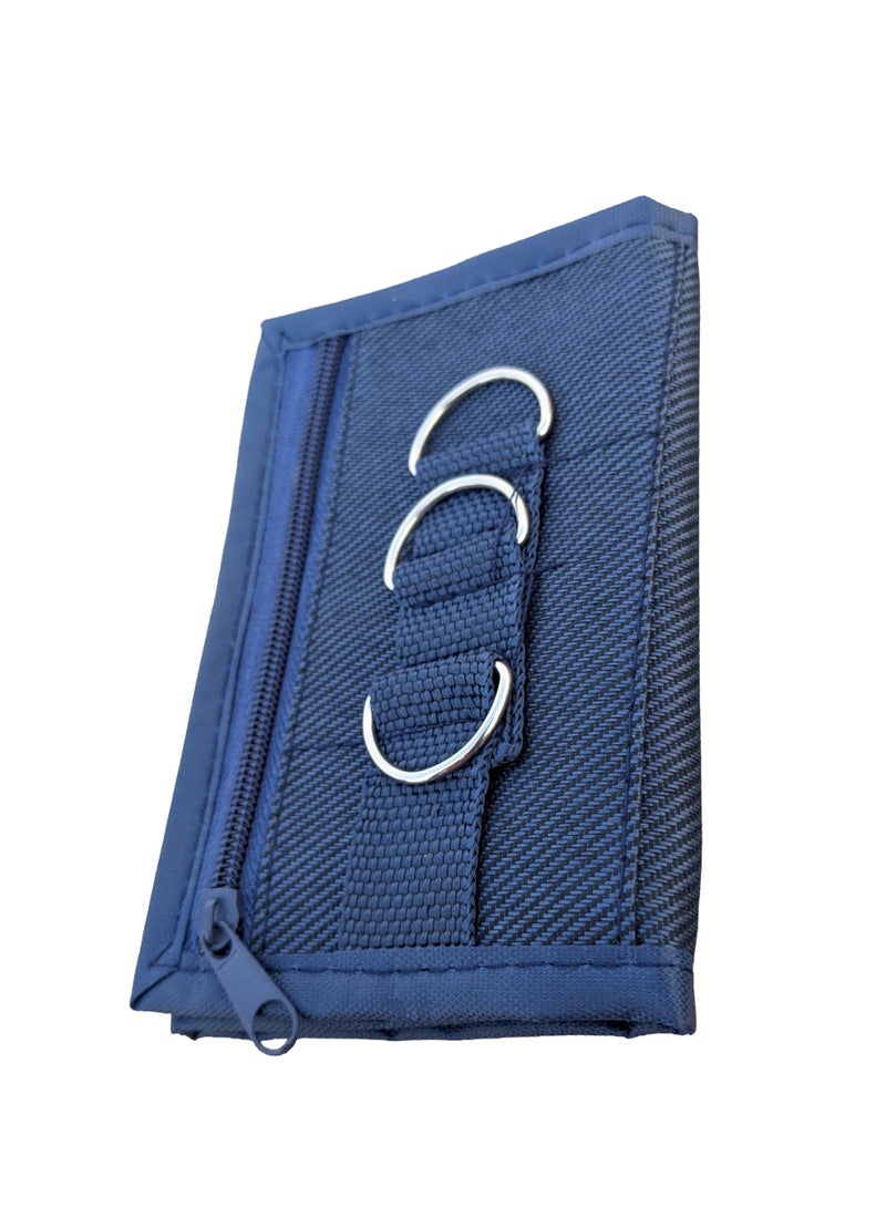 محفظة من الجينز كلاسكية بلمسة شبابية | مثالية للاستخدام اليومي والسفر | متعددة الجيوب وخفيفة الوزن - Image 1