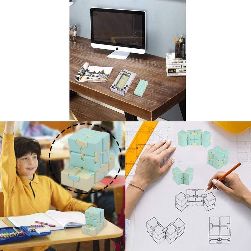 klarako Infinity Cube Cube Toy, Pressure Reduction Educational Toys For Killing Time Fidget Toys Infinite Cube, New Version Fidget Finger Toy For Develop The Brain And Improve Concentration - Image 3