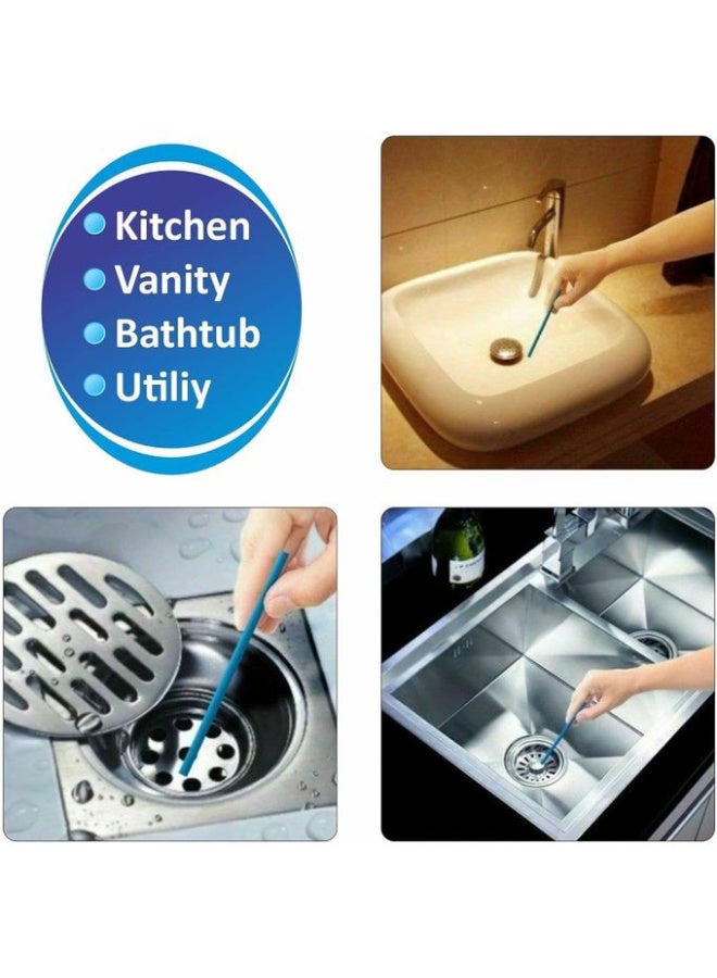 اعواد تصريف مياه الحوض والبانيو أعواد رفيعة جدًا بتدخل بسهولة من فتحة المصفاة (الحوض أو البانيو)  بتتفاعل مع المياه وتذيب الدهون والتكتلات اللي بتسد المواسير مش محتاجة لا مياه مغلية ولا كيماويات  كل عود بيشتغل لمدة شهر كامل بكفاءة عالية مش بتنزل في الصرف، بتثبت في مكانها وتذوب تدريجيًا بتسيب ريحة معطرة ومنعشة في المطبخ أو الحمام - Image 5