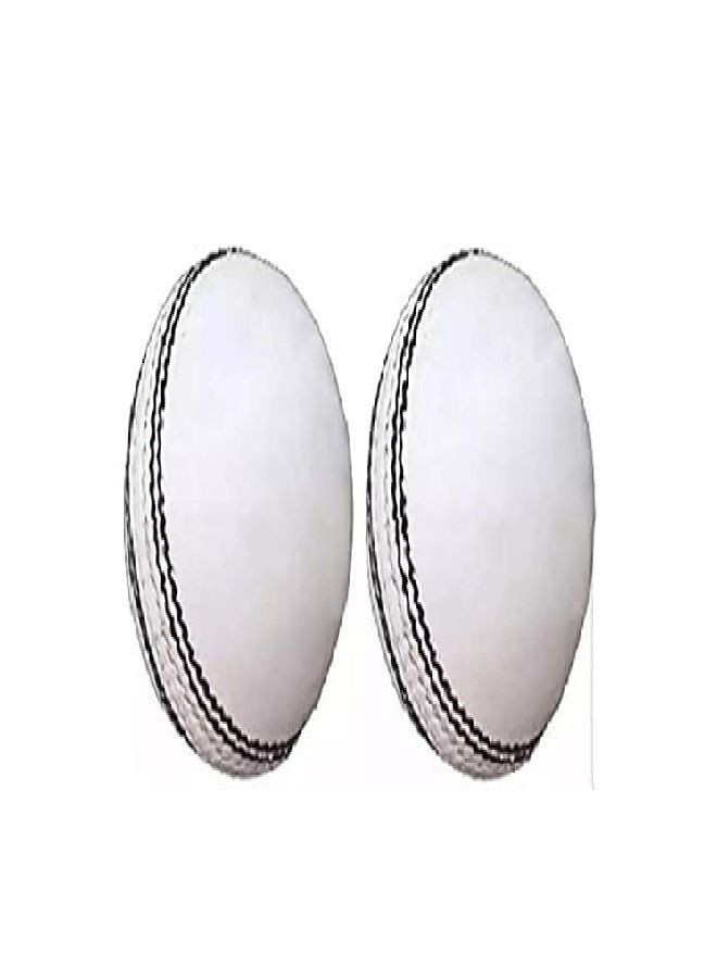 ULTIMAX Cricket Balls for Practice 1 packet inside 3 ball-White - Image 3