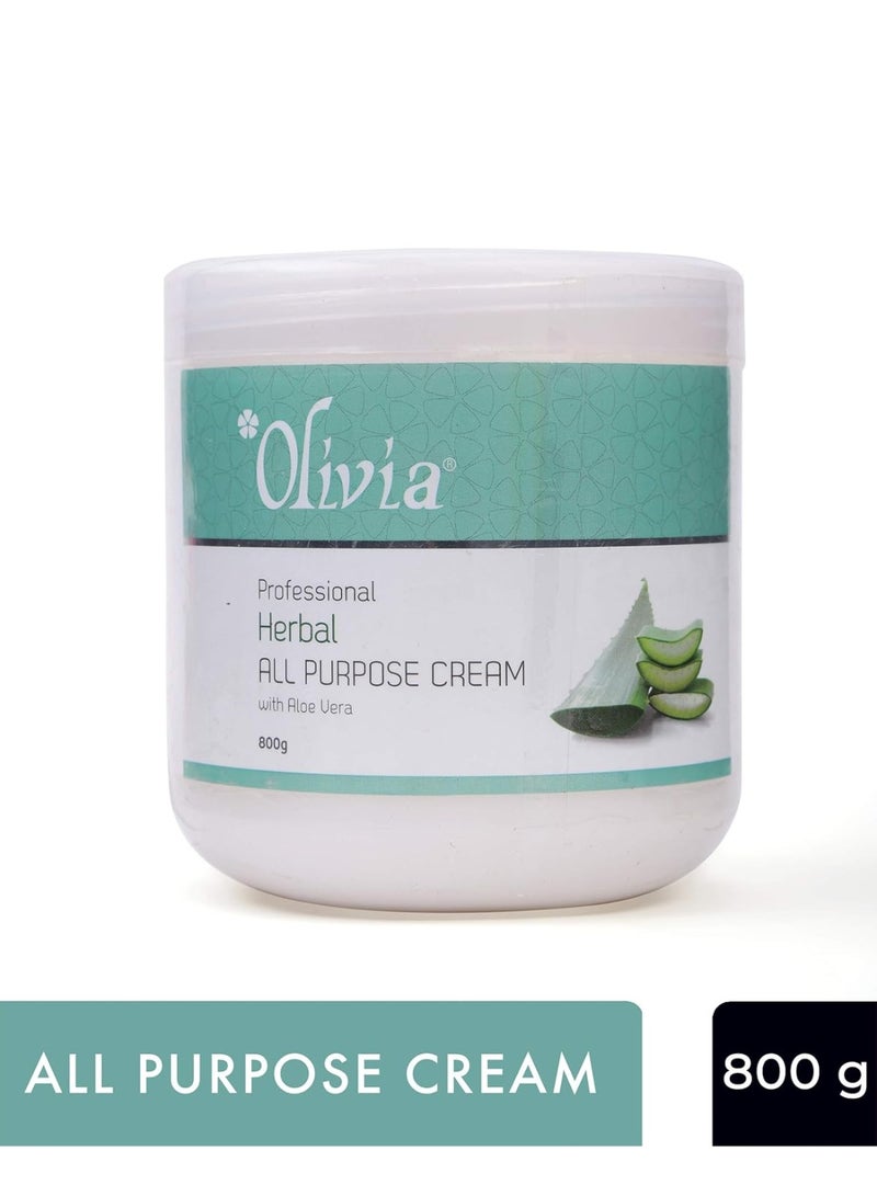 Olivia Professional Herbal All Purpose Cream with Aloe vera | 800g - Image 2
