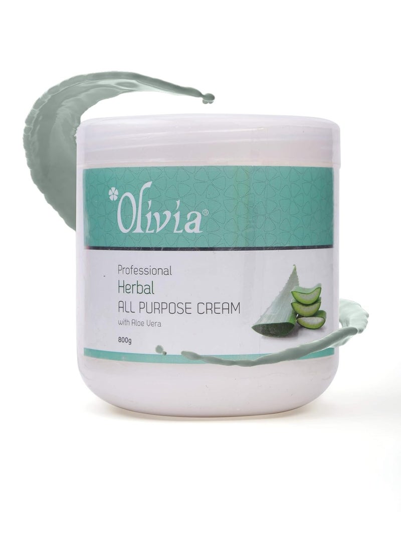 Olivia Professional Herbal All Purpose Cream with Aloe vera | 800g - Image 3