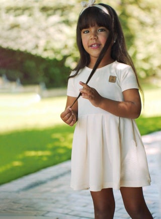 Girls Waffle Creamy Summer Dress - pzsku/Z6A0AE2A0FD7BC30177ACZ/45/1752157232/15d13646-5643-42e7-a73f-e1a2d6a446a9