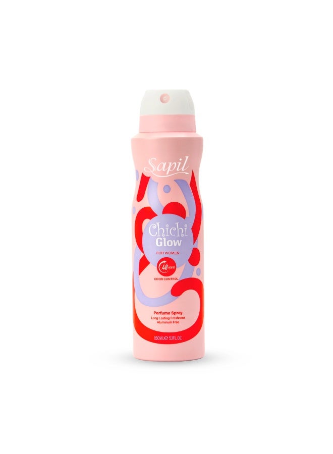 Chichi Glow Deodorant for Women 150ml – Fresh & Long Lasting Fragrance Body Spray