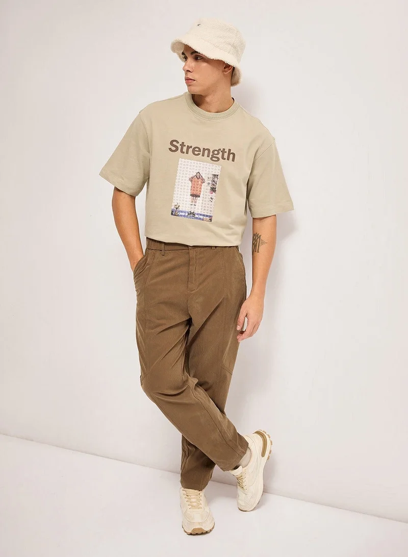 THE BEAR HOUSE Men’s Cotton T-Shirt – Soft, Breathable & Comfortable, Perfect for Casual Wear, Ideal for Everyday & Summer Wear