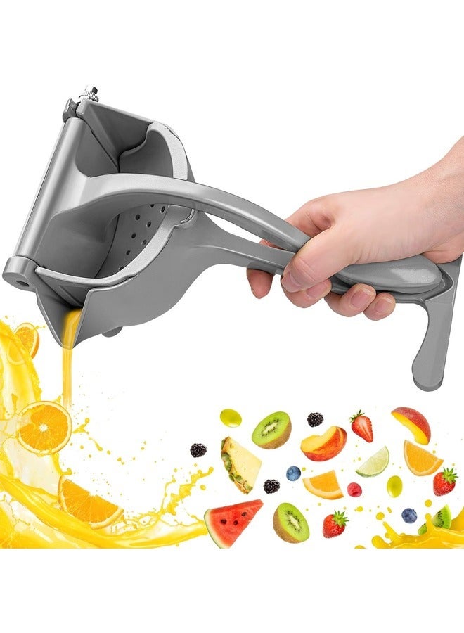 MYK Manual Juicer Single Press Lemon Juice Squeezer Heavy Hand Press With Seed Filter Hand Held Lemon Lime Pomegranates Orange Apple Juicer  - Image 1