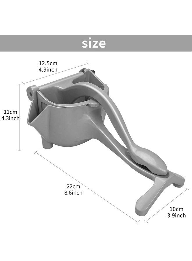 MYK Manual Juicer Single Press Lemon Juice Squeezer Heavy Hand Press With Seed Filter Hand Held Lemon Lime Pomegranates Orange Apple Juicer  - Image 5