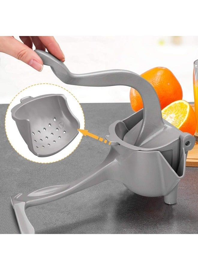 MYK Manual Juicer Single Press Lemon Juice Squeezer Heavy Hand Press With Seed Filter Hand Held Lemon Lime Pomegranates Orange Apple Juicer  - Image 3