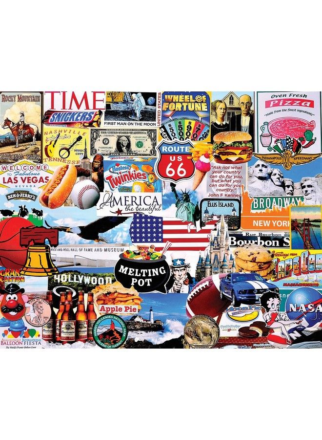 WHITE MOUNTAIN Puzzles I Love America 1000 Piece Jigsaw Puzzle - Image 2