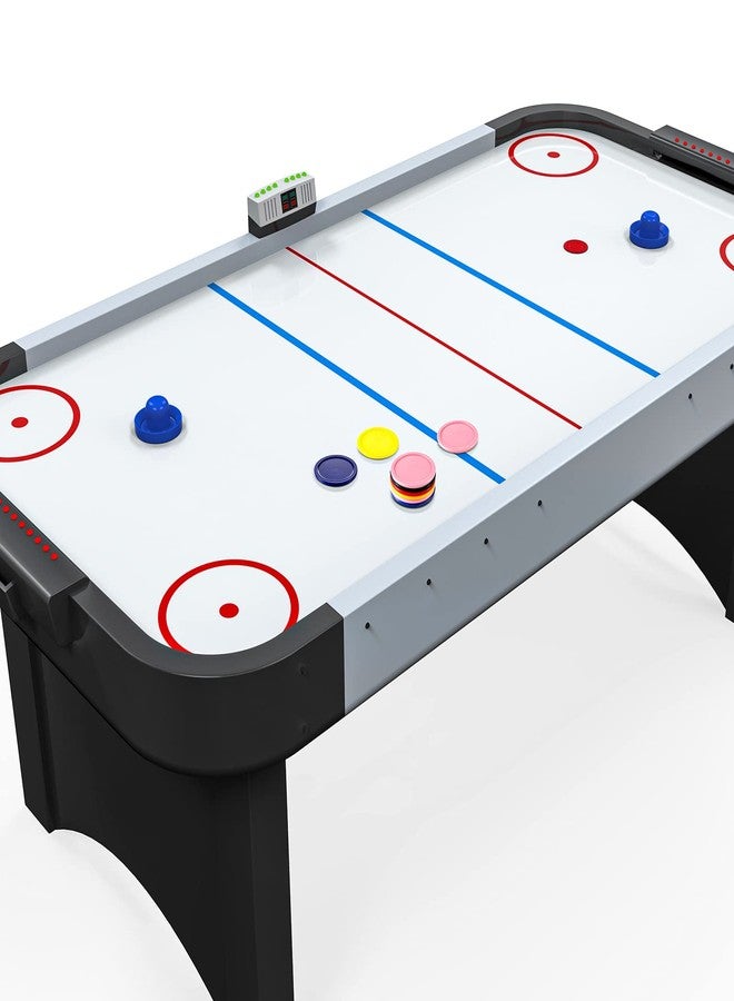 Skylety 16 Pieces Home Hockey Pucks 2.5 Inch Red Replacement Round Hockey Pucks Multicolors for Game Tables Equipment Accessories - Image 5