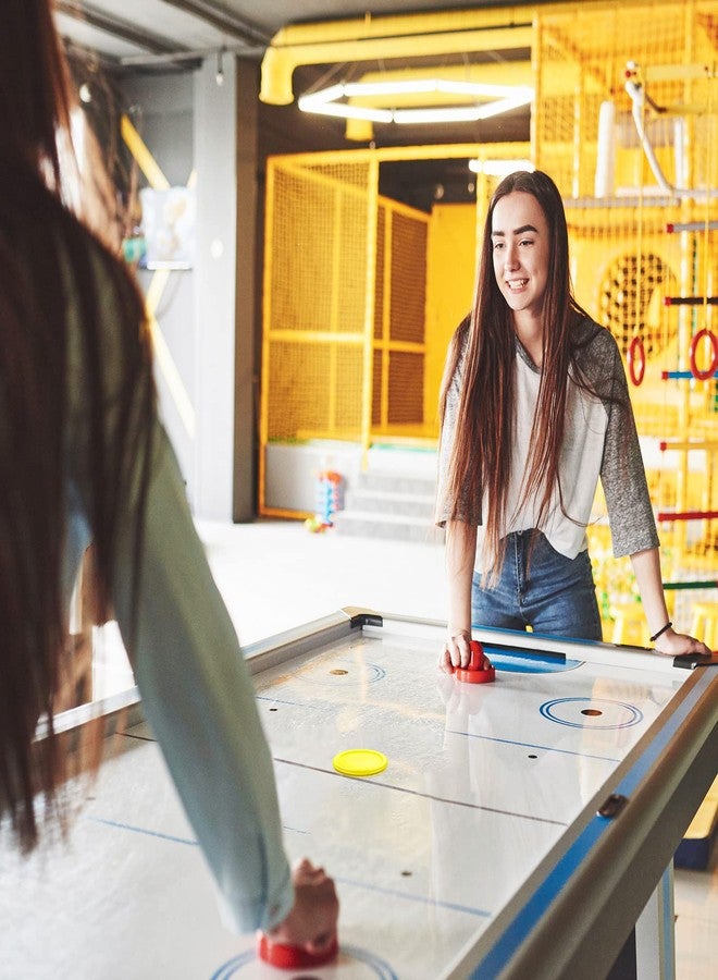 Skylety 16 Pieces Home Hockey Pucks 2.5 Inch Red Replacement Round Hockey Pucks Multicolors for Game Tables Equipment Accessories - Image 4