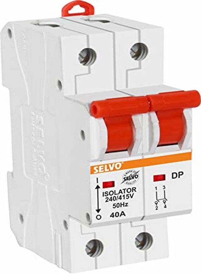 SELVO DOUBLE POLE ISOLATOR (40A DOUBLE POLE) - Image 1